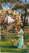 Pink bush