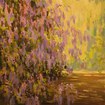 Garden corner. Wisteria