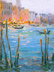 Evening lights. Venice