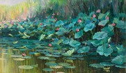 Lotuses. Volga