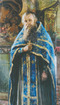 Preaching. Portrait of father Anatoliy