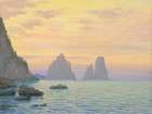 Sunrise at Capri island
