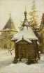 Winter chapel in Pechory (Pskov)